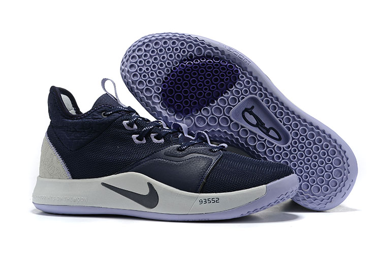 Nike PG 3 Deep Blue White Shoes